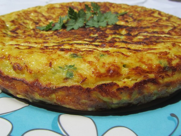 Tortilla de merluza Ana Sevilla con Thermomix.