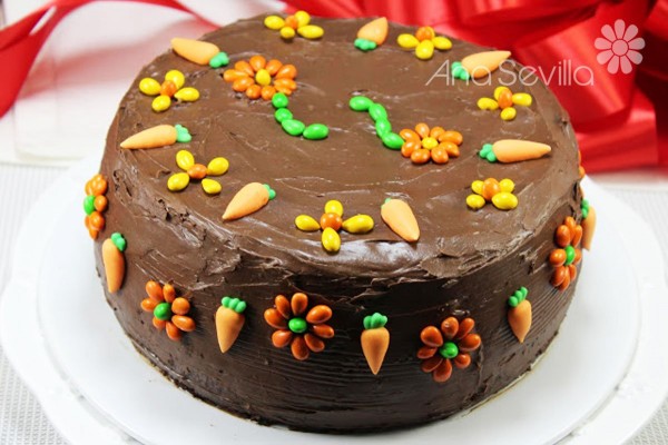 Carrot cake de chocolate