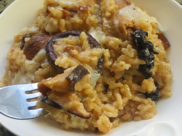 Risotto de setas y foie Thermomix