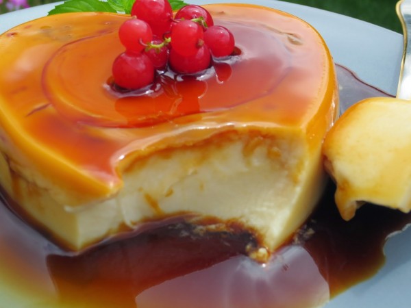 Tarta-flan de queso al caramelo Thermomix