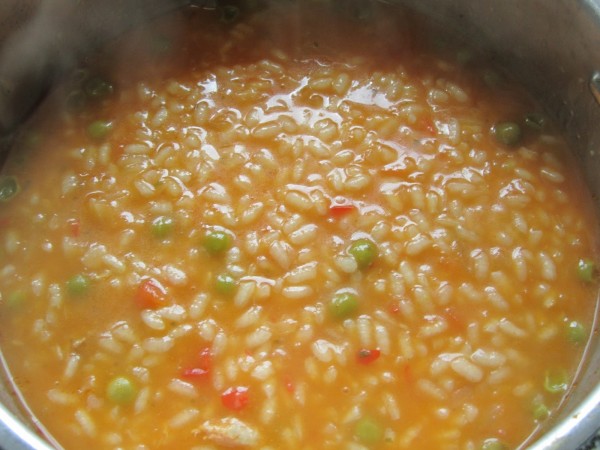 Arroz de solomillo adobado Thermomix