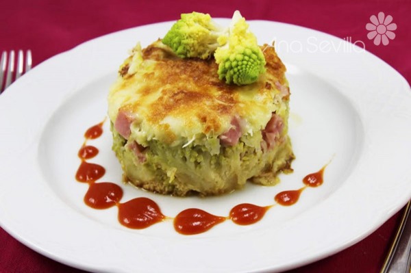 Romanesco gratinado olla GM