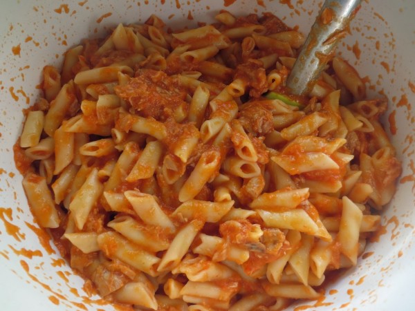 Macarrones con tomate y atún olla GM