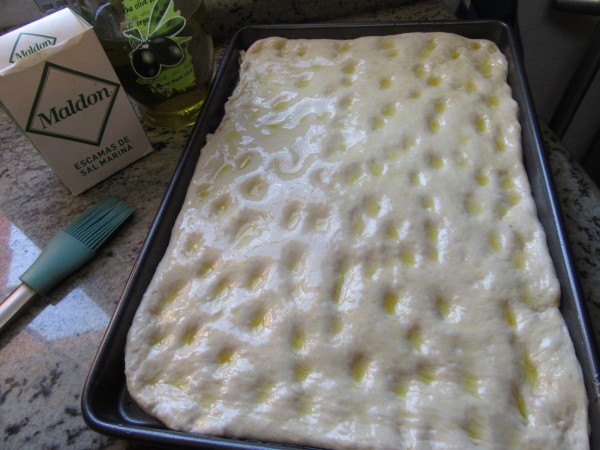 Focaccia de ajo negro cocina tradicional