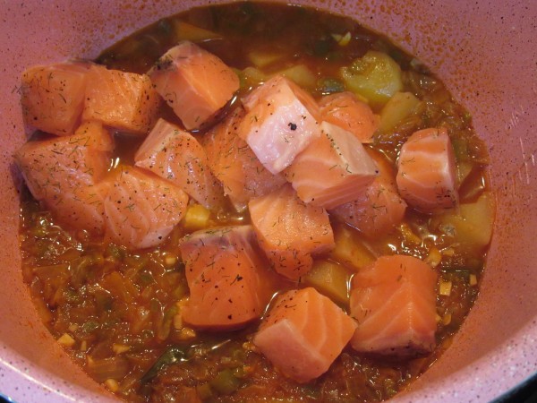 Marmitako de salmón olla GM