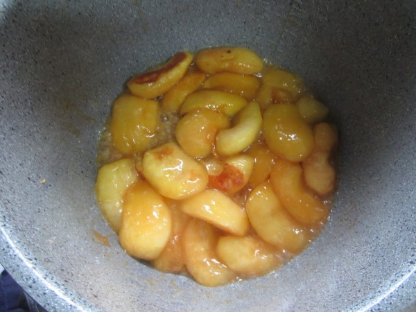 Tarta tatín de almendra olla GM