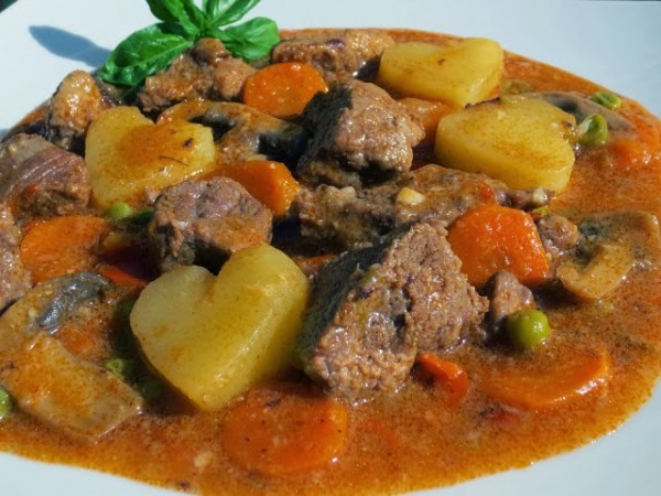 Ternera guisada a la jardinera olla GM