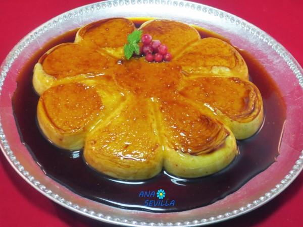 Flan de arroz con leche sin horno Ana Sevilla cocina tradicional.