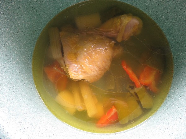 Ramen de pollo a la española olla GM