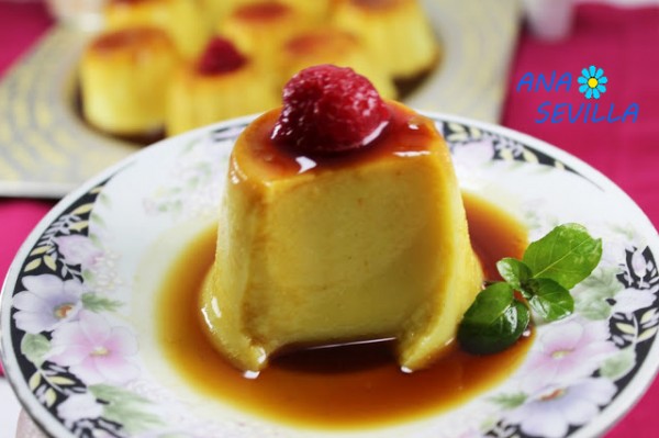 Flan de vainilla sin huevo con Thermomix