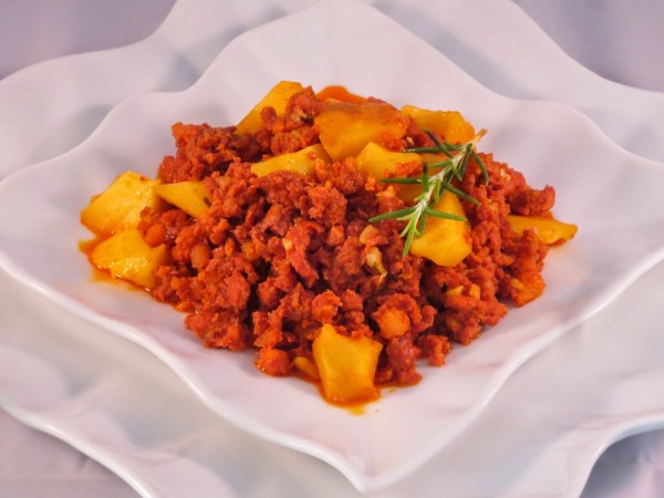 Picadillo con patatas olla GM