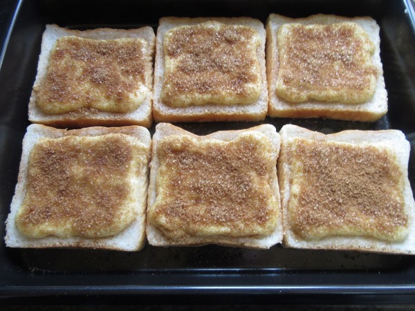 Torrijas borrachas de natillas expres con Thermomix