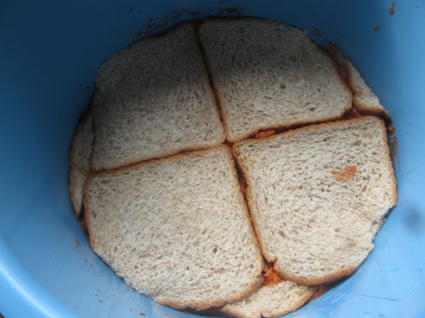 Sandwich de atún y tomate olla GM 