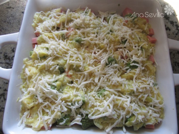 Romanesco gratinado Thermomix