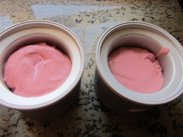 Helado de fresa con Thermomix