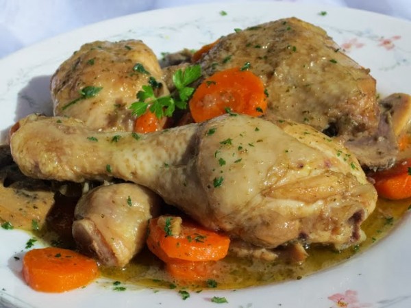 Pollo en salsa de cebolla Ana Sevilla