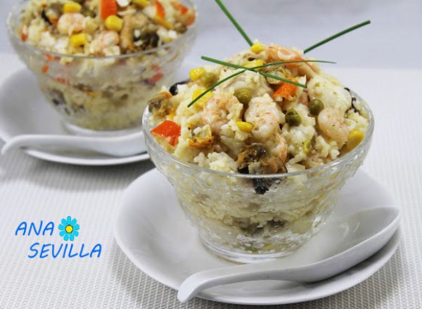 Ensalada de arroz marinera olla GM