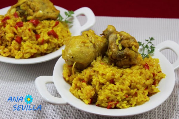 Arroz con pollo al curry olla GM