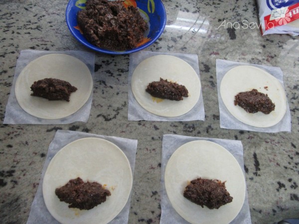 Empanadillas de morcilla Thermomix