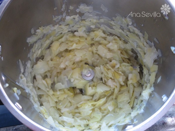 Gratinado de puerro y calabacín Thermomix