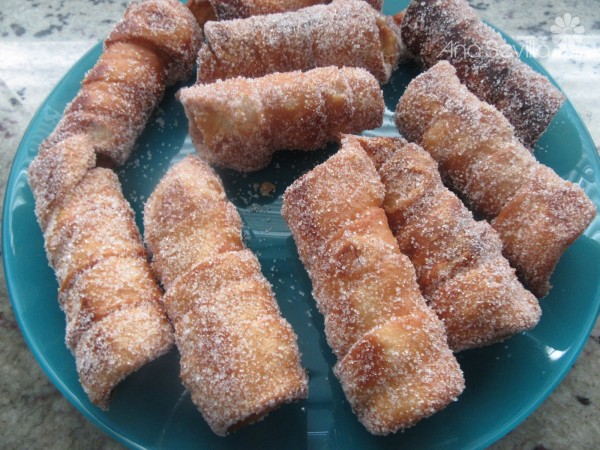 Cañas de crema de Carnaval Thermomix