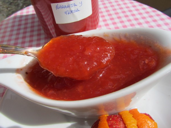 Mermelada de naranja y fresa Ana Sevilla Cocina tradicional