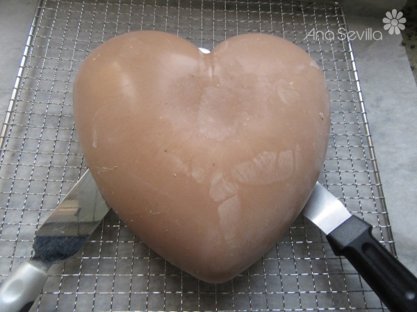 Corazón de chocolate y frutos rojos Thermomix