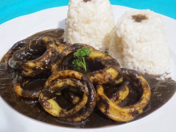 Calamares en su tinta Thermomix