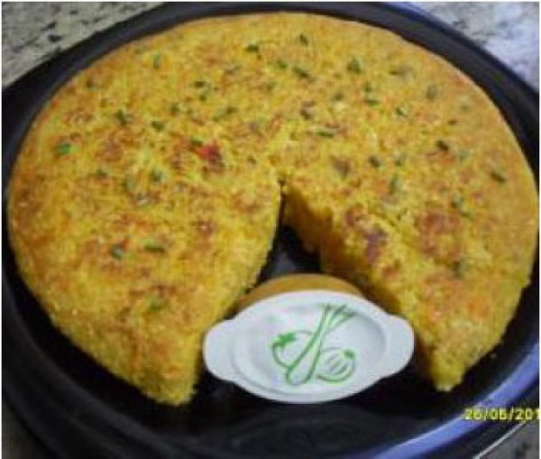 Tortilla vegetal sin huevos thermomix