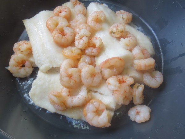 Pastel de merluza y gambas Thermomix