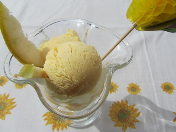 Helado de limón con Thermomix