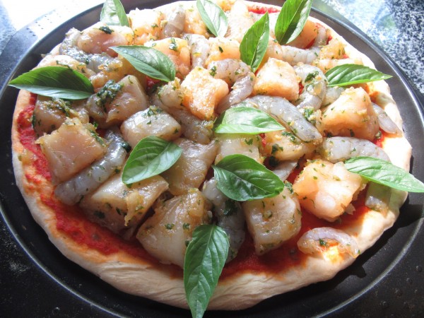 Pizza marinera Thermomix