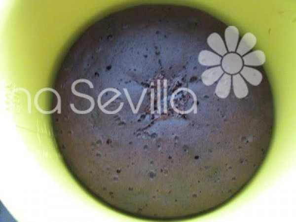 Bizcocho de chocolate y café olla GM