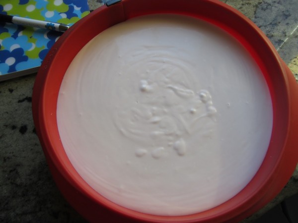 Tarta de caramelos violeta con Thermomix.