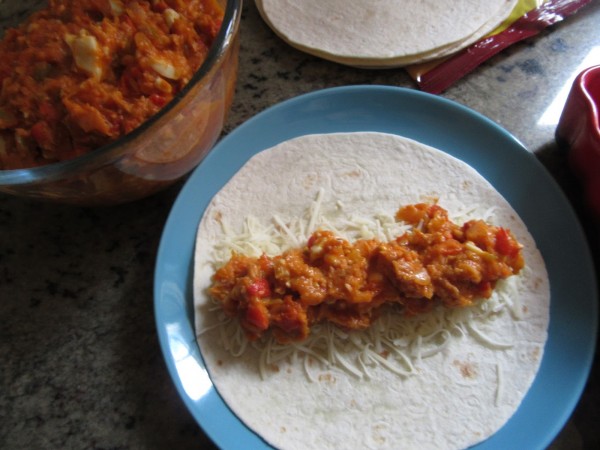 Canelones de tortitas con Thermomix