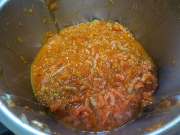 Macarrones a la boloñesa Thermomix