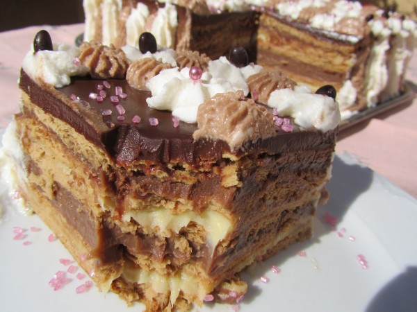 Tarta de galletas y crema rápida de Cumpleaños - La Cocina de