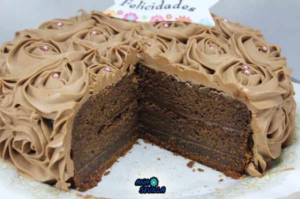 Tarta de buttercream de nutella Thermomix