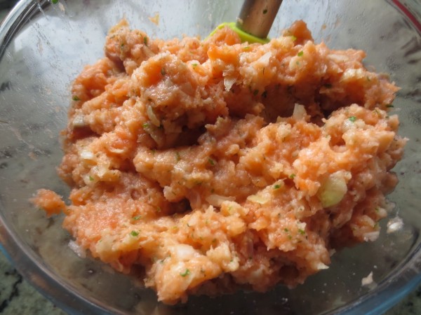 Albóndigas de salmón al eneldo olla GM