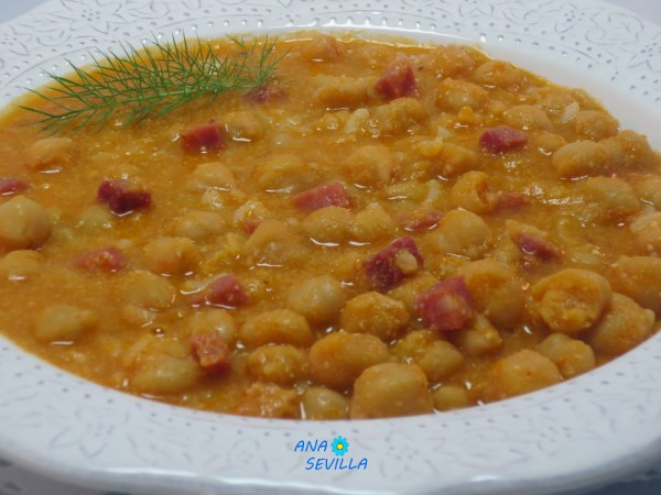 Garbanzos con arroz olla GM.