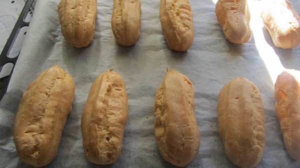 Relámpagos o éclairs de café Thermomix