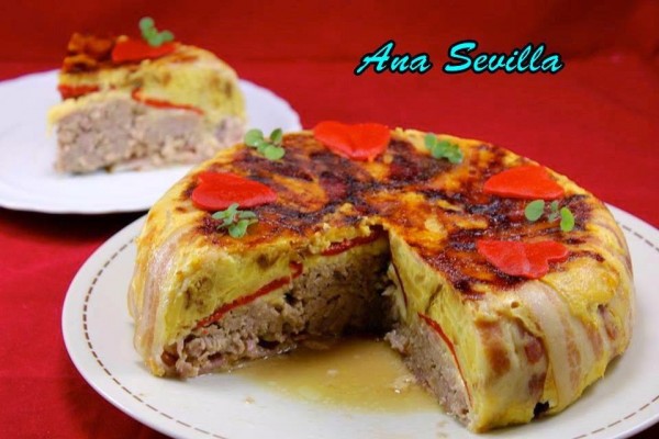 Pastel de tortilla y carne Ana Sevilla olla GM