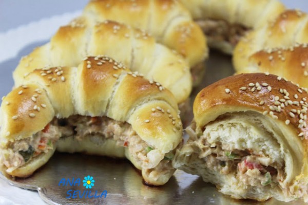 Croisanes salados con Thermomix