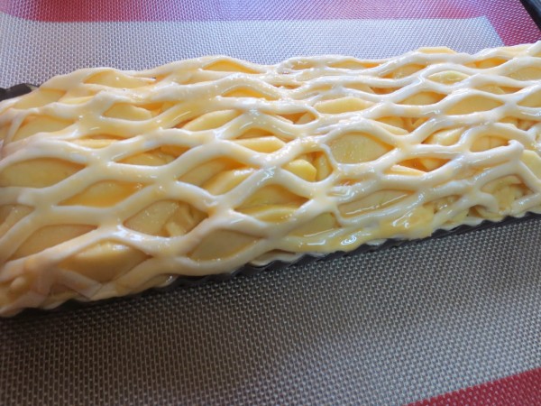 Tarta de crema y manzana Thermomix