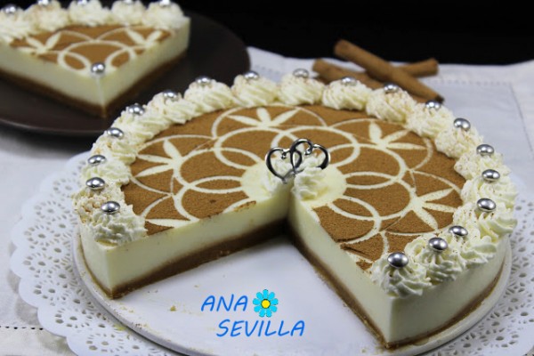 Tarta de canela y nata Thermomix