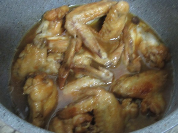 Alitas en salsa de soja y miel olla GM
