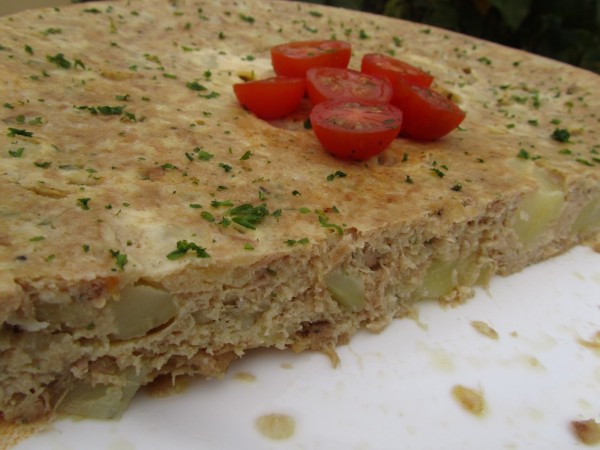 Tortilla de atún y patata Thermomix