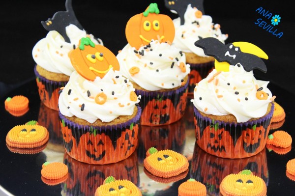 Cup cakes de calabaza cocina tradicional Ana Sevilla