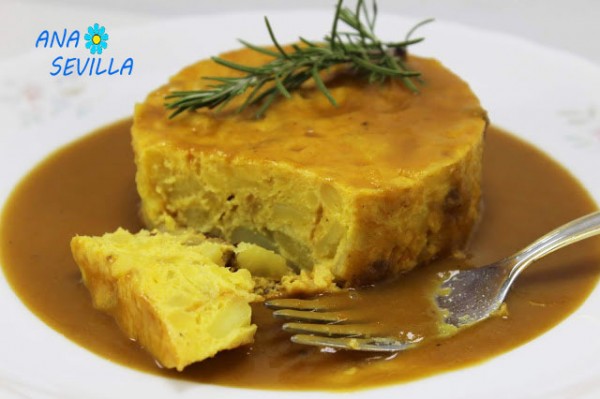 Tortilla guisada en salsa española olla GM