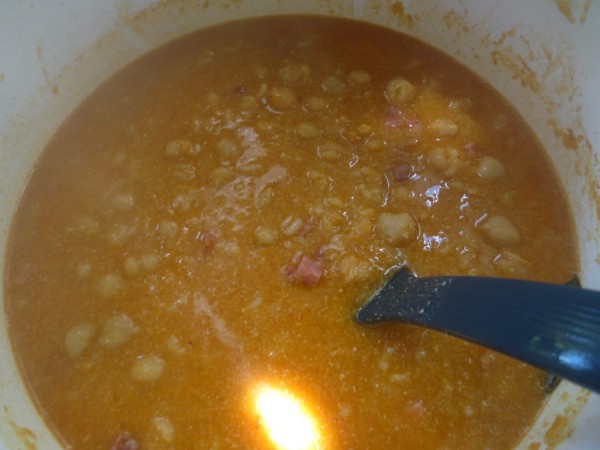 Garbanzos con arroz olla GM.